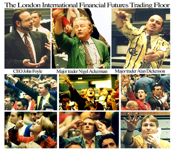 london futures trading floor composite